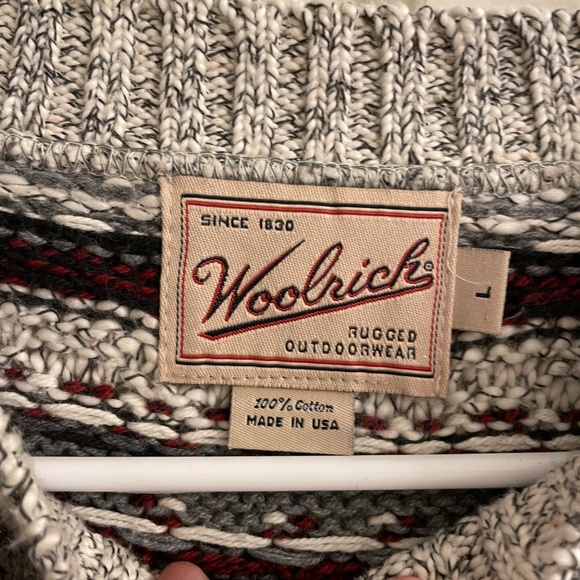 Vintage Woolrich Cotton Knit Women Cardigan - Picture 7 of 8